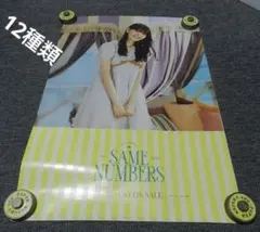 12枚！乃木坂46　 SAME NUMBERS ポスター　2025　真夏の全国