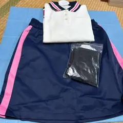 サンディゴルフSandie レディース　ゴルフウェア　長袖ポロシャツ　スカート