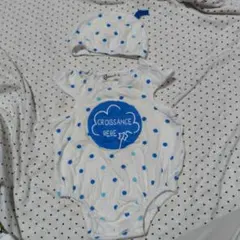 CROISSANCE BEBE 水玉ロンパース 70