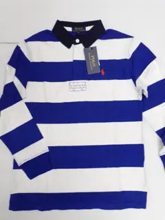 未使用品 ラルフローレン 長袖ラガーシャツ M(10-12) 150 H8-A