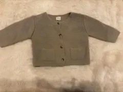 monbebe S ベージュ カーディガン
