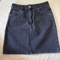 TOPSHOP MOTO ダークデニム ミニスカート W25のサムネイル