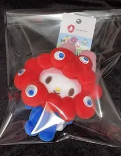 マイメロディ 万博 サンリオ ミャクミャク　なりきりぬいぐるみ BC カラビナ