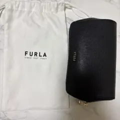 FURLA ブラック ポーチ 保存袋付き