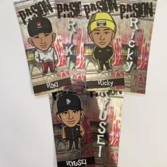 《セット》松井利樹 奥田力也 海沼流星 千社札 pasion