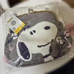 スヌーピー　がま口バッグ