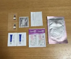 化粧水　乳液　美容液　日焼け止め　フェイスパック　サンプル9個セット