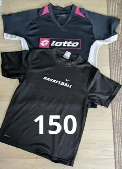 NIKE LOTTO スポーツTシャツ 2枚セット　150のサムネイル