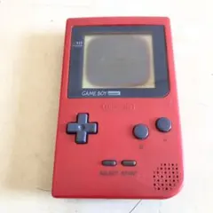 ジャンク ゲームボーイポケット MGB-001 赤 本体