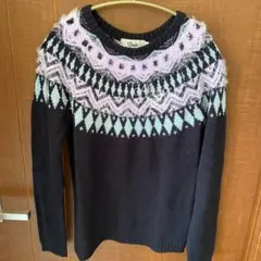 ディアブルアーガイル柄ニットセーター 100cm~