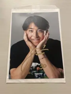 30 奥村仁　アルビレックス新潟　直筆サイン入りフォト