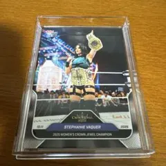 topps now WWE ステファニー・ヴァッケル 王座