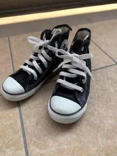 converse ハイカットスニーカー黒　19cm 箱付き
