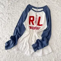 ポロラルフローレン y2k 平成ギャル グランジ ラグラン 長袖 ロンT ピチT