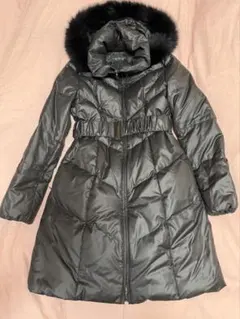 【eririn 様】INDIVI 38 黒　ロングダウンコート