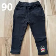 アンパンマン ワッペンパンツ 黒　90 apkc