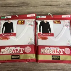 しまむら　FIBER HEATファイバーヒート メンズLサイズ　2枚セット