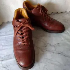 Santoni サントーニ【26.0】レザースニーカー ブラウン 茶 イタリア製 SANTONI サントーニ MBCN14387BA6CMIAC50 レザー ローカット