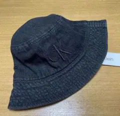新品　Calvin Klein バケットハット　デニム　ブラック　フリーサイズのサムネイル