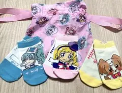 わんだふるぷりきゅあ　ソックス　15-20cm 3足