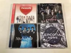 【W9755】NEWS CD アルバム 4枚セット ジャニーズ