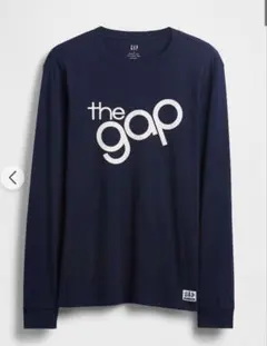 GAP ロゴプリント ロンT メンズ レディース　サイズM ネイビー