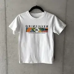 クイックシルバー キッズ Tシャツ 130 ホワイト 白　半袖のサムネイル