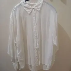 cocaホワイトシャツ Lサイズ 薄手