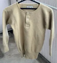 カシミヤ入り ラクダシャツ キャメル L - メルカリ