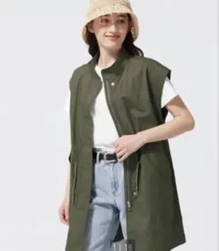値下げ❣️スリーブレスミリタリージャケット　Lサイズ　ベスト