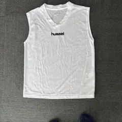 hummel メッシュ Vネックシャツ 140 ホワイトのサムネイル