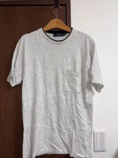 ROUSHATTE ポケット付き 半袖Tシャツ グレー M
