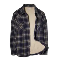 裏ボアネルシャツ★XL チェック ネル81013 COLOR-F