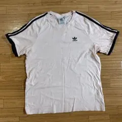 adidas トレフォイルロゴ Tシャツ ピンク