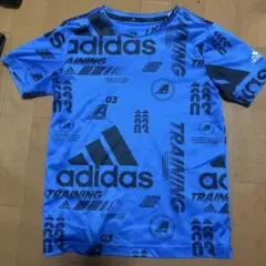 adidas トレーニング Tシャツ 青
