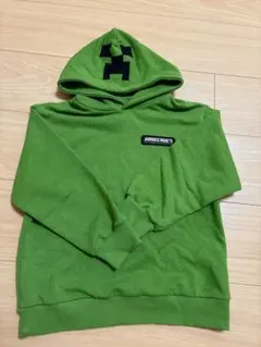 Minecraft フード付きパーカー グリーン