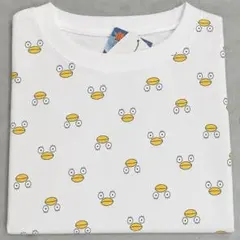 大人気★銀魂　エリザベス　総柄Tシャツ　メンズ　ホワイト　しまむら　完売✨タグ付のサムネイル