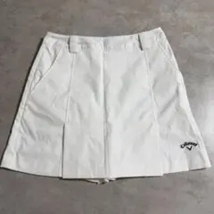 Callaway ホワイト　スカート キュロットスカート ショートパンツ　 S