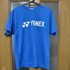 ワンチャンロゴのYONEX 青 Tシャツ Mサイズ