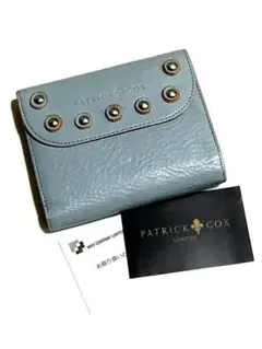 パトリックコックス革製財布・綺麗・スタッズ・がま口・小銭入れ・札入れ