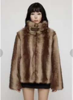 lagua gem faux ファーコート