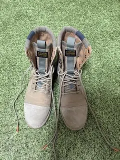 g-starraw スエード ワークブーツ ベージュ