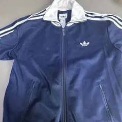 adidas トラックジャケット ネイビーのサムネイル