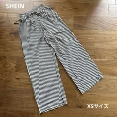 ストライプ柄 ワイドパンツ イージーパンツ XSサイズ