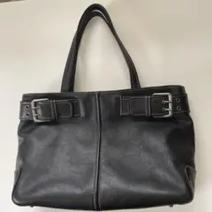 期間限定出品　難ありMICHEL KLEIN本革トートバッグのサムネイル