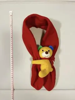 赤いマフラー テディベアつき