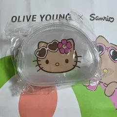 オリーブヤング限定 日焼けキティポーチ FOODOLOGY コレオロジー