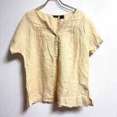 ✨美品✨ エディー・バウアー M Tシャツ 半袖 Vネック 可愛い 爽やか 春夏