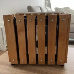 再生木材屋外ゴミ箱　ウッド　ダストボックス　ごみ箱