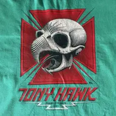 トニーホーク スカル Tシャツ M ネイビー　90s トニーホーク スカル Tシャツ M ネイビー90s
